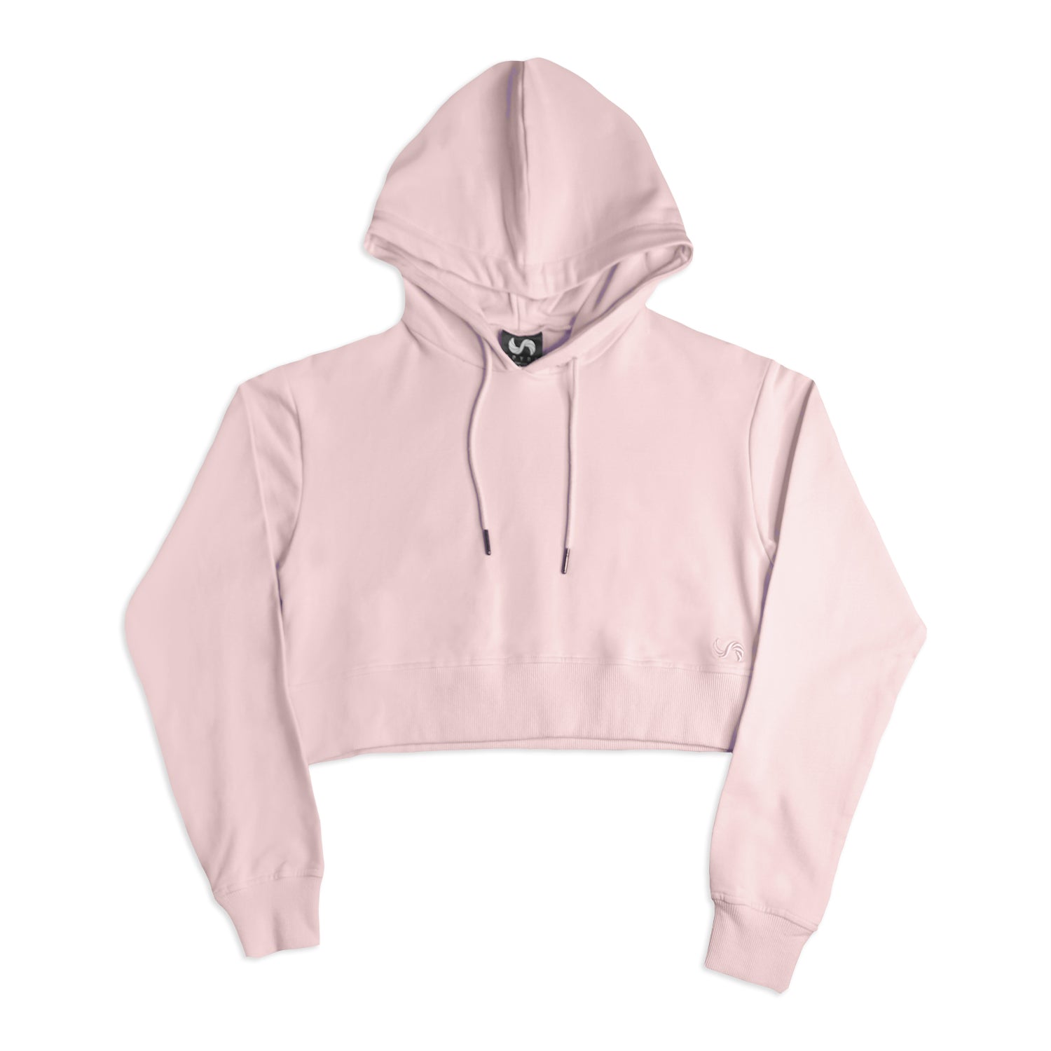 Pink Crop-Top Hoodie  Premium Women's Hoodie – DopeStitches